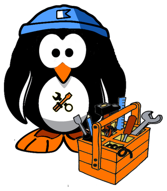 Pingouin du CESMA, logo du matériel de plongée